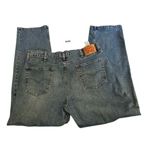 Levi's 40x32 Blue Denim Jeans Classic Fit Straight Leg Men's